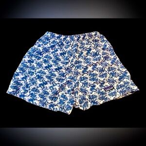Patagonia Blue and White Women Shorts